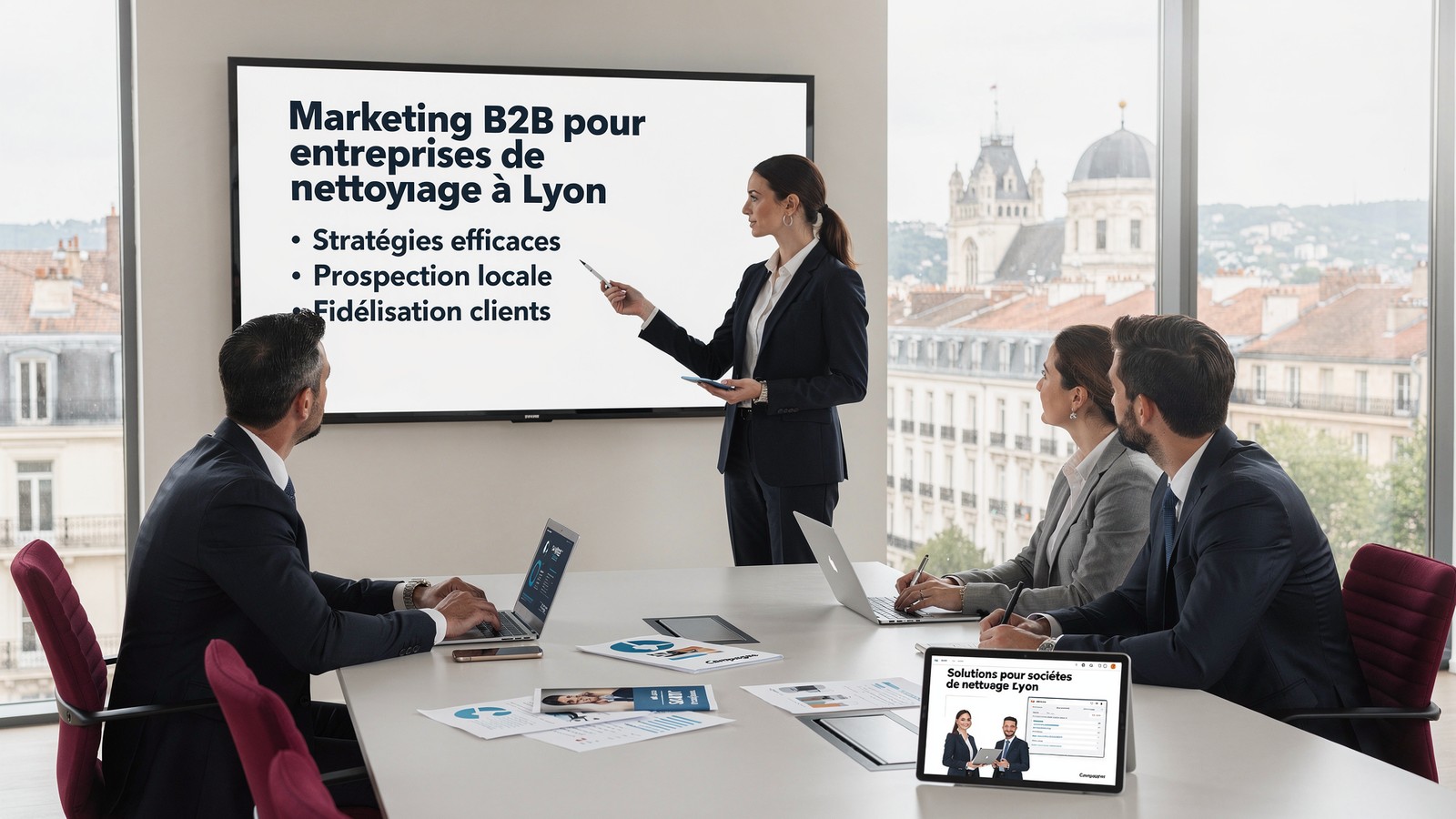Comment attirer plus de clients B2B pour votre entreprise de nettoyage à Lyon ?